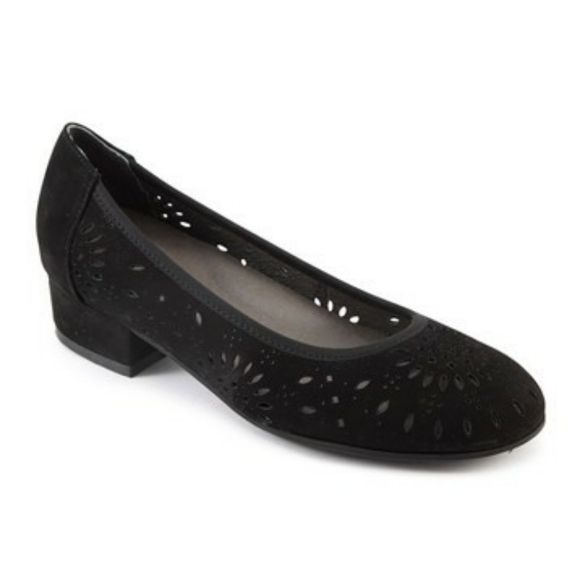 David Tate Shoes - David Tate black suede Nubuck flats shoes